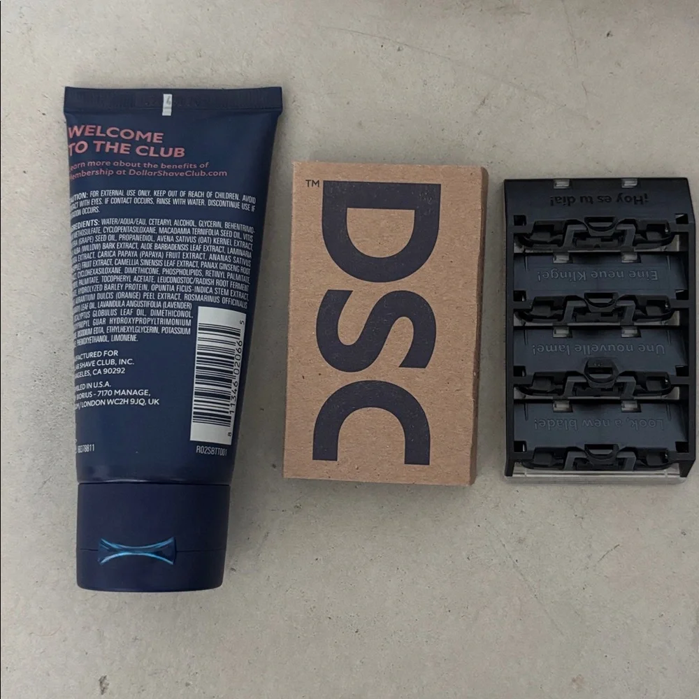 New, Sealed Dollar Shave Club Starter Set